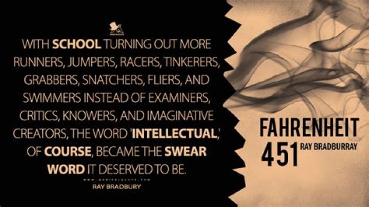 Why is intellectual a swear word in Fahrenheit 451