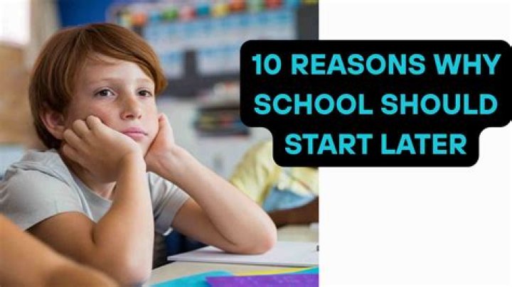 Why is it better to start school later