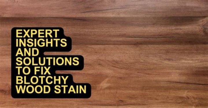 Why is my wood stain rubbing off