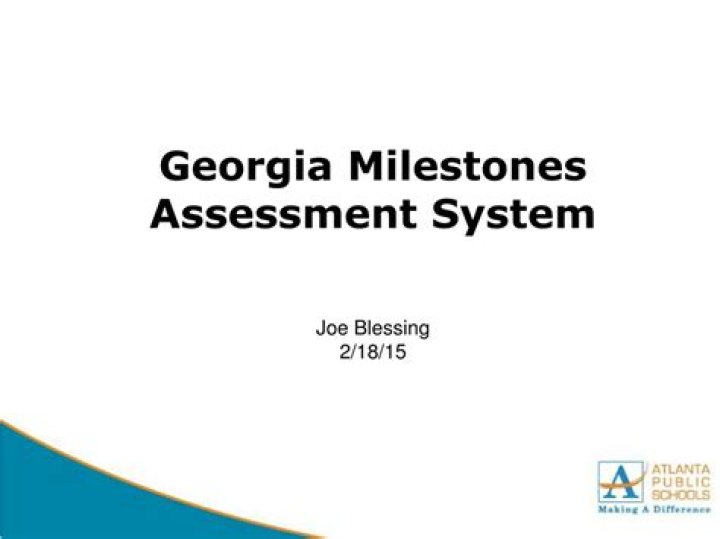 Why is the Georgia milestones important